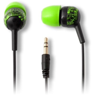 Crew 3.5 mm Earbuds- Green   EP-CG-GREEN